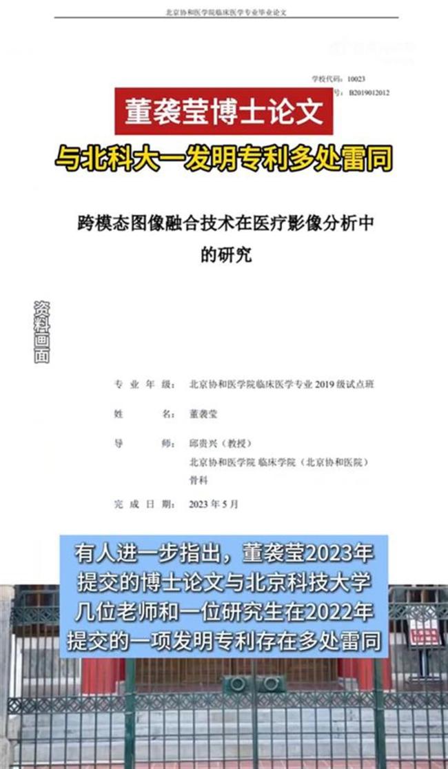 高校调查董袭莹论文雷同质疑 核心内容高度重叠